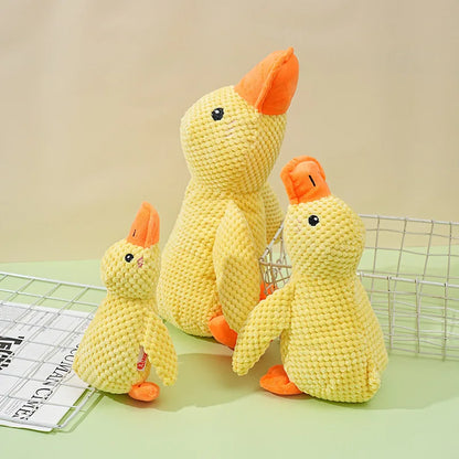 Squeaky Duck Plush – Durable, Teeth-Grinding Relief for Dogs