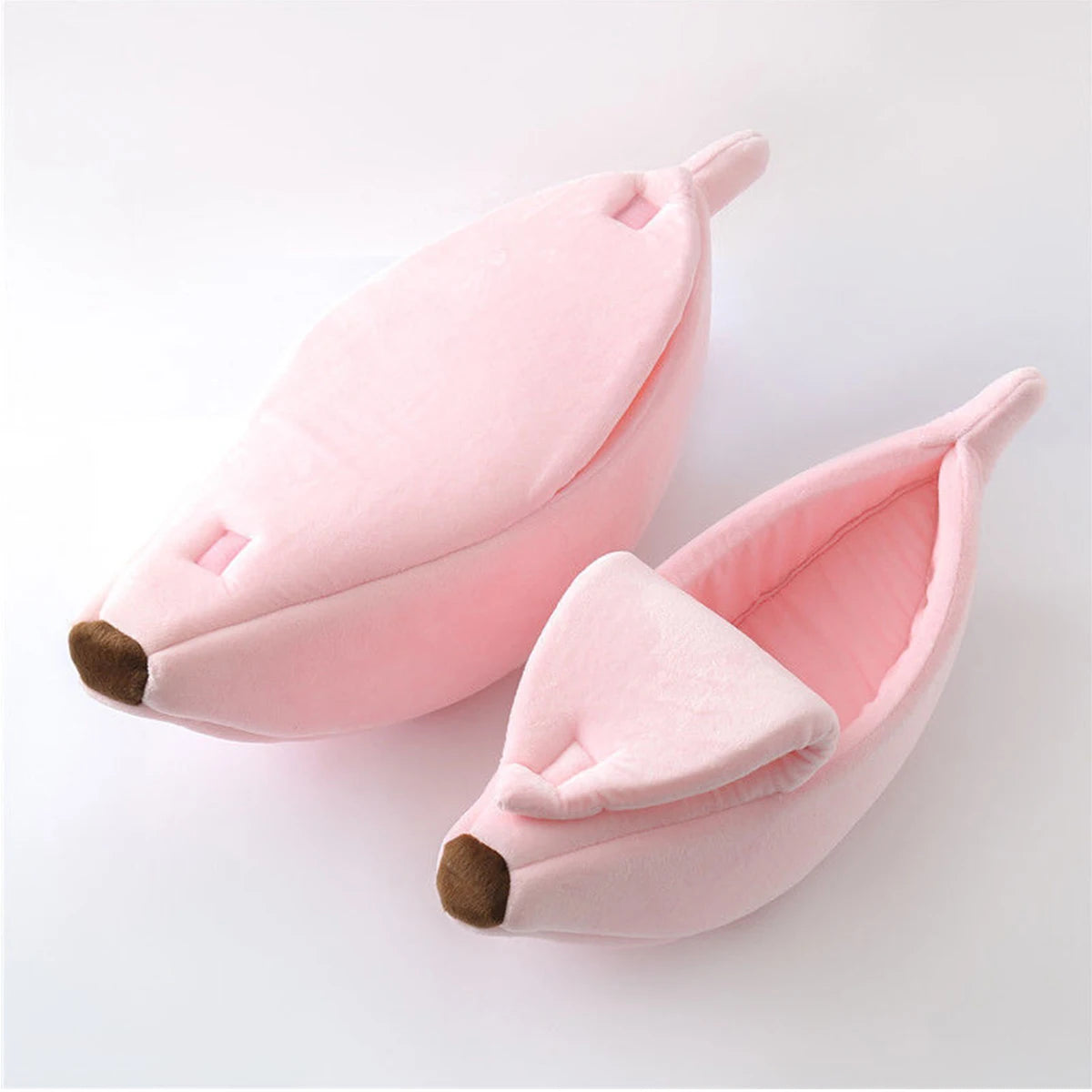 B Low-price clearance Pet Banana Bed for Dog Bed Creative Soft Small Bed Cat Nest Cozy For Dog Sofa Cute Pet Bedding Warm