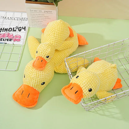 Squeaky Duck Plush – Durable, Teeth-Grinding Relief for Dogs