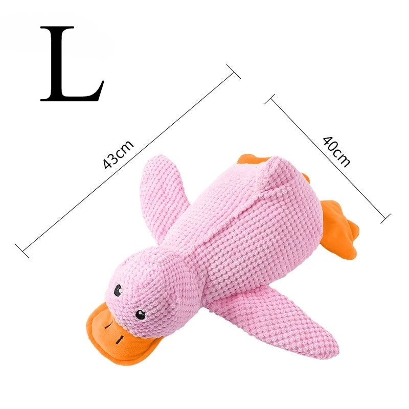 Squeaky Duck Plush – Durable, Teeth-Grinding Relief for Dogs