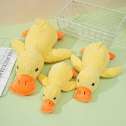 Squeaky Duck Plush – Durable, Teeth-Grinding Relief for Dogs