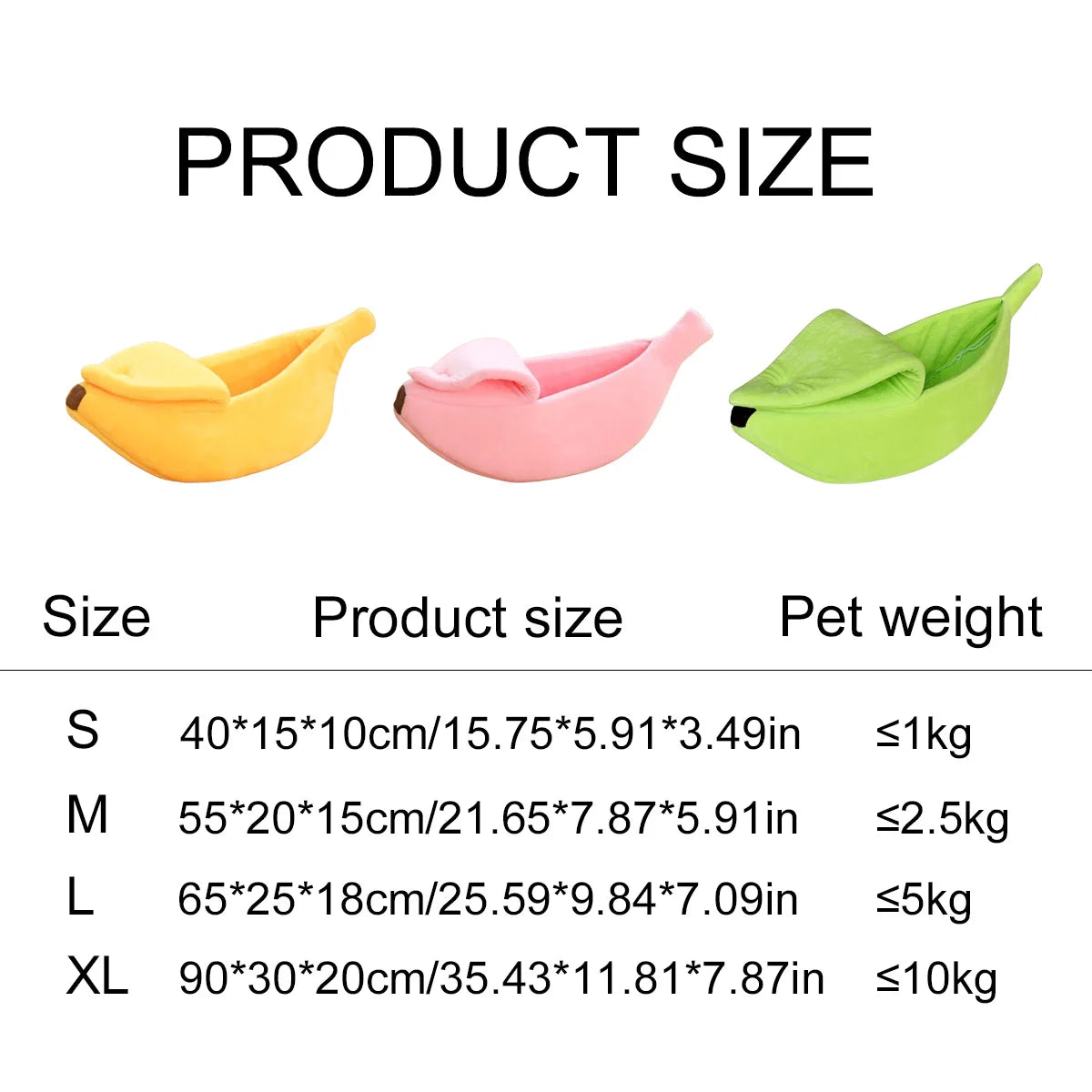 B Low-price clearance Pet Banana Bed for Dog Bed Creative Soft Small Bed Cat Nest Cozy For Dog Sofa Cute Pet Bedding Warm
