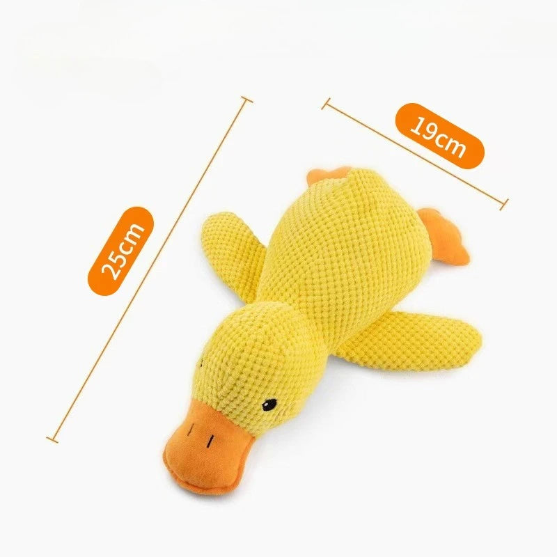 Squeaky Duck Plush – Durable, Teeth-Grinding Relief for Dogs