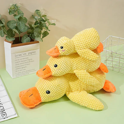 Squeaky Duck Plush – Durable, Teeth-Grinding Relief for Dogs