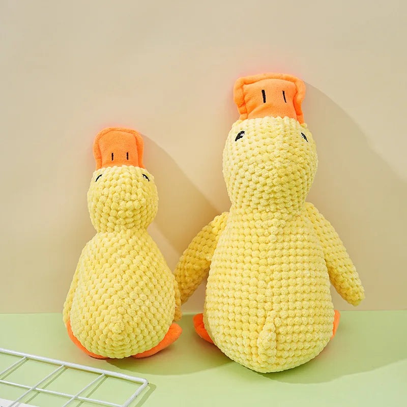 Squeaky Duck Plush – Durable, Teeth-Grinding Relief for Dogs