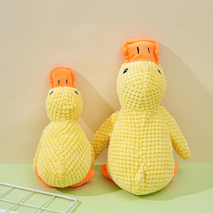 Squeaky Duck Plush – Durable, Teeth-Grinding Relief for Dogs
