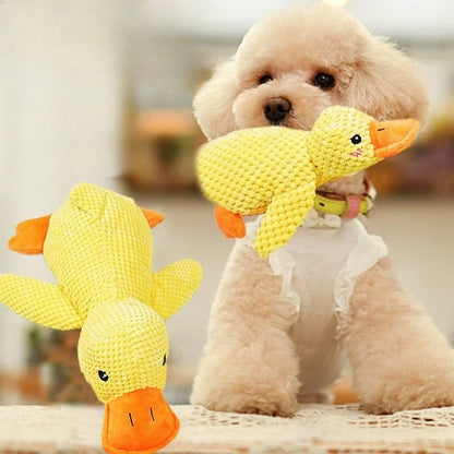 Squeaky Duck Plush – Durable, Teeth-Grinding Relief for Dogs