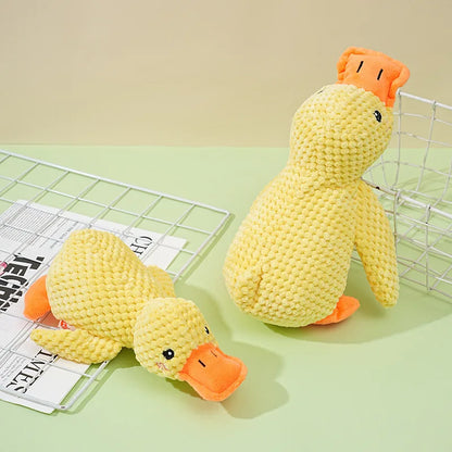 Squeaky Duck Plush – Durable, Teeth-Grinding Relief for Dogs