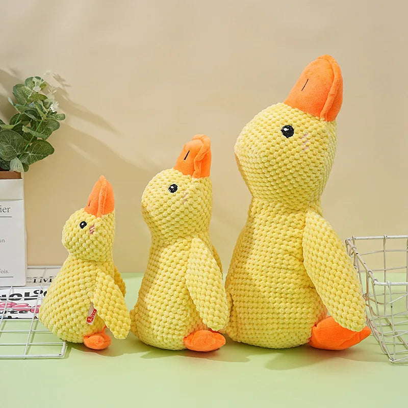 Squeaky Duck Plush – Durable, Teeth-Grinding Relief for Dogs