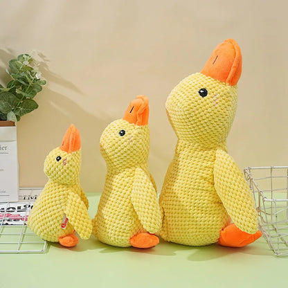 Squeaky Duck Plush – Durable, Teeth-Grinding Relief for Dogs