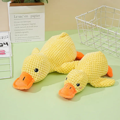 Squeaky Duck Plush – Durable, Teeth-Grinding Relief for Dogs
