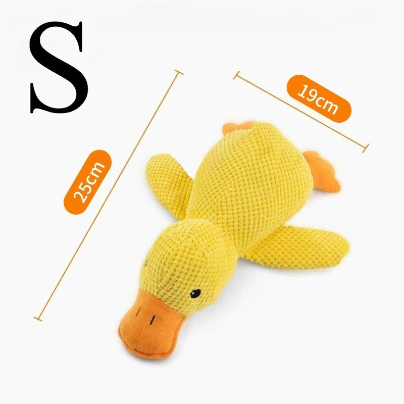 Squeaky Duck Plush – Durable, Teeth-Grinding Relief for Dogs