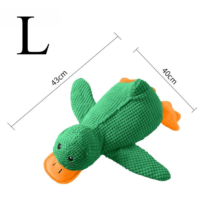 Squeaky Duck Plush – Durable, Teeth-Grinding Relief for Dogs