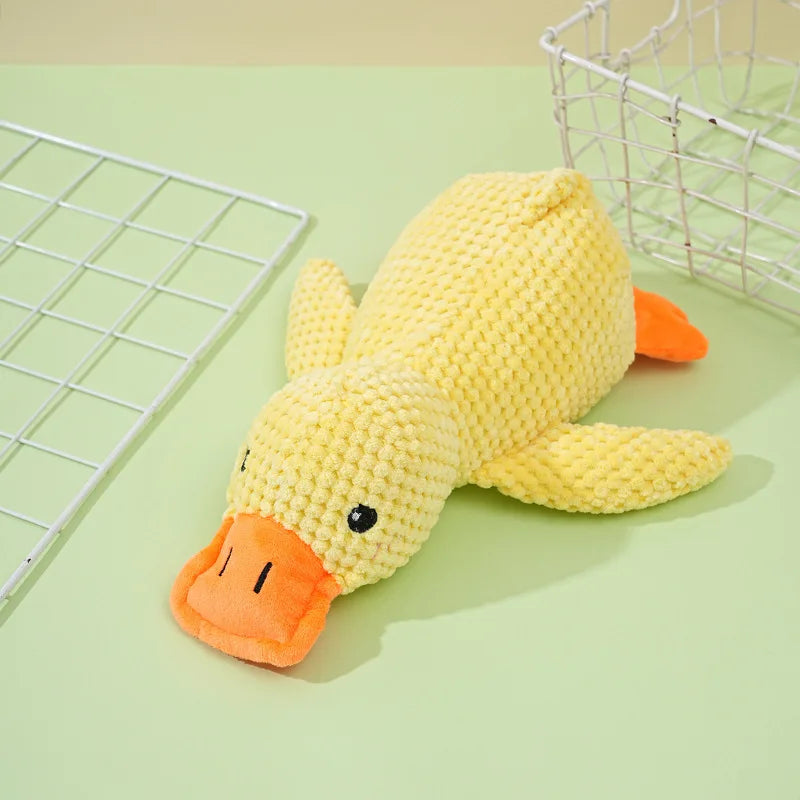 Squeaky Duck Plush – Durable, Teeth-Grinding Relief for Dogs